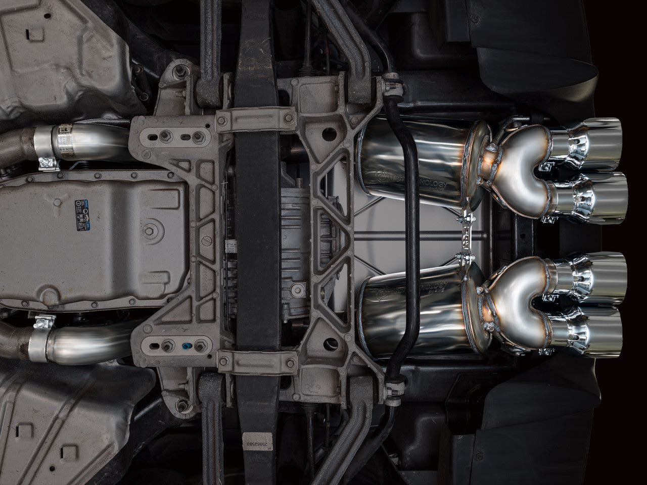 AWE Touring Edition Axleback Exhaust Chrome Tips (2005 - 2007 C6 Corvette 6.0L / 2008 6.0L) 3015-42660