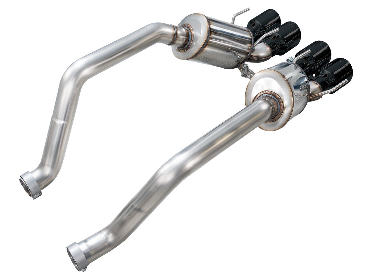 AWE Touring Edition Axleback Exhaust Black Tips (2006 - 2013 C6 Corvette Z06 / ZR1) 3015-43606
