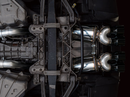 AWE Touring Edition Axleback Exhaust Black Tips (2006 - 2013 C6 Corvette Z06 / ZR1) 3015-43606