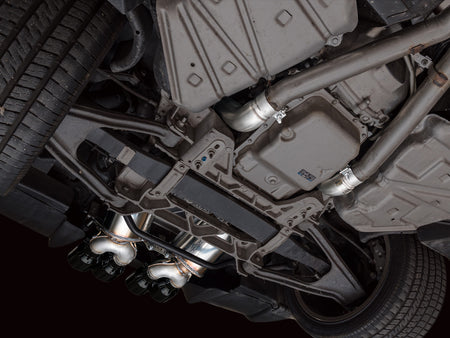 AWE Touring Edition Axleback Exhaust Black Tips (2009 - 2013 C6 Corvette 6.2L) 3015-43662