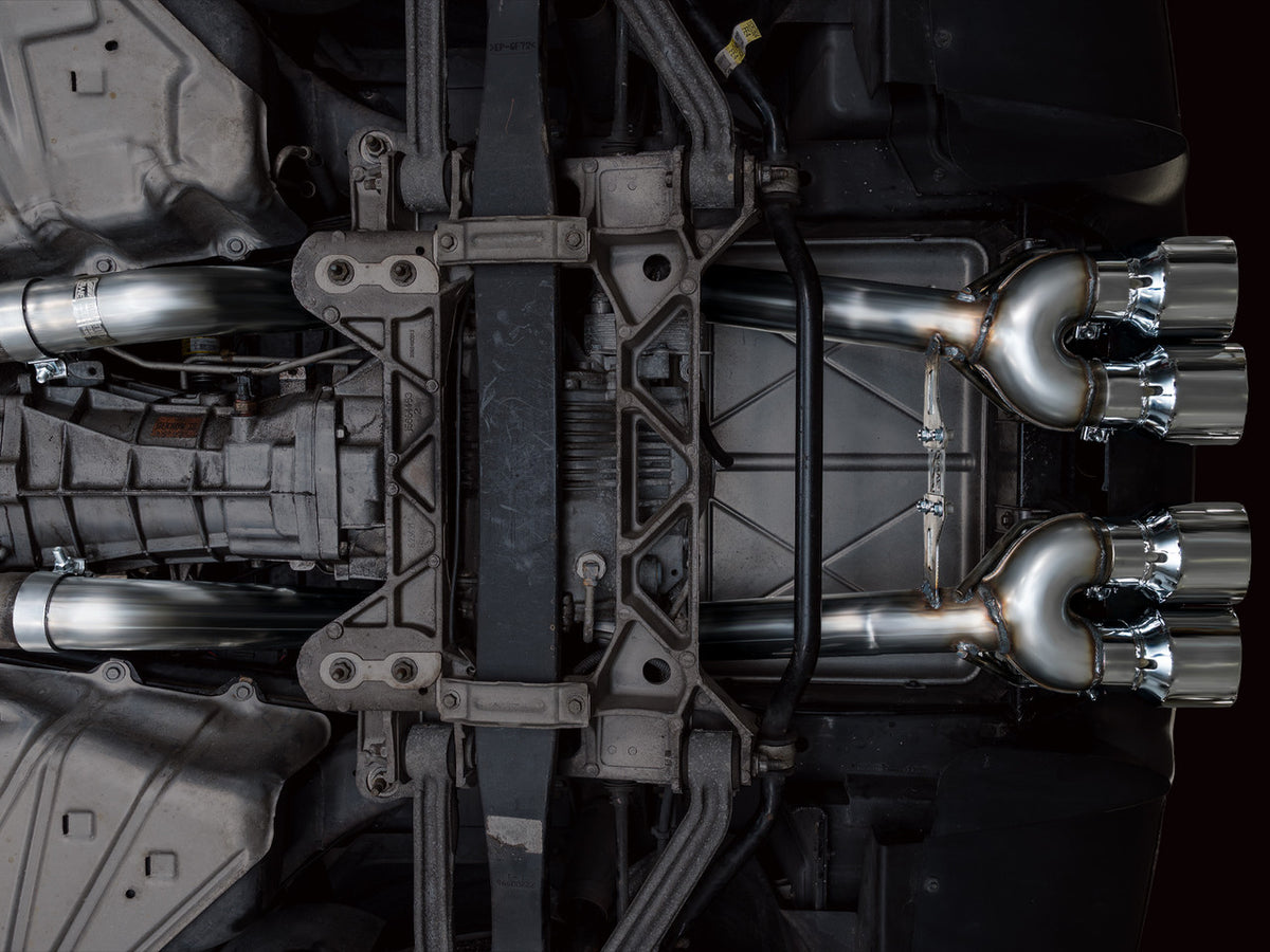 AWE Track Edition Axleback Exhaust Chrome Tips (2006 - 2013 C6 Corvette Z06 / ZR1) 3020-42606