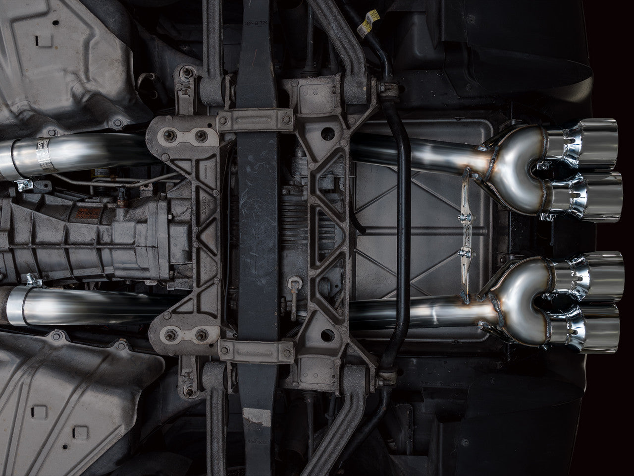 AWE Track Edition Axleback Exhaust Chrome Tips (2006 - 2013 C6 Corvette Z06 / ZR1) 3020-42606