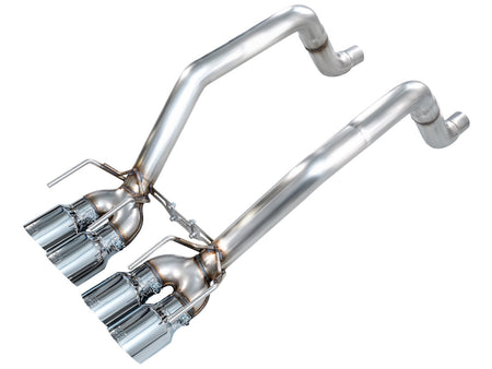 AWE Track Edition Axleback Exhaust Chrome Tips (2009 - 2013 C6 Corvette 6.2L) 3020-42662