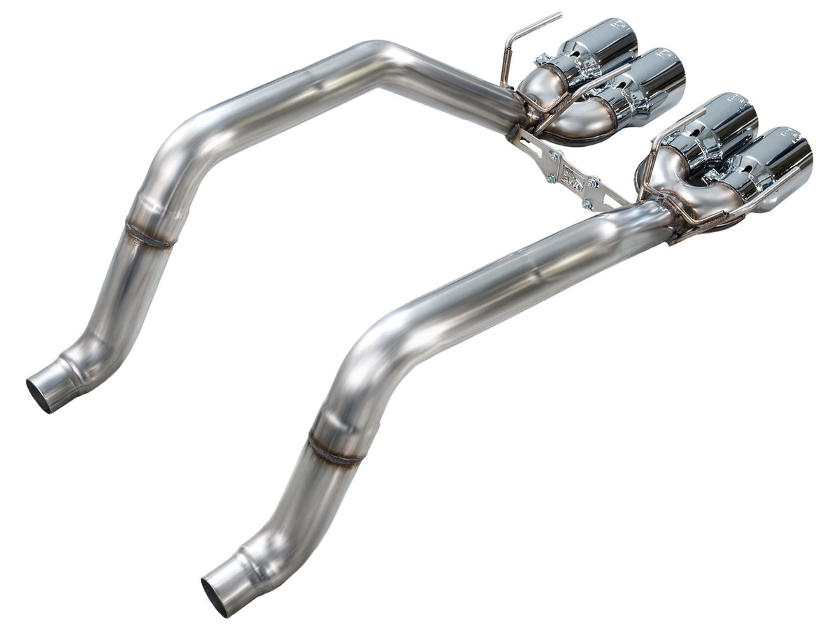 AWE Track Edition Axleback Exhaust Chrome Tips (2009 - 2013 C6 Corvette 6.2L) 3020-42662
