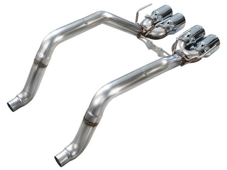 AWE Track Edition Axleback Exhaust Chrome Tips (2009 - 2013 C6 Corvette 6.2L) 3020-42662