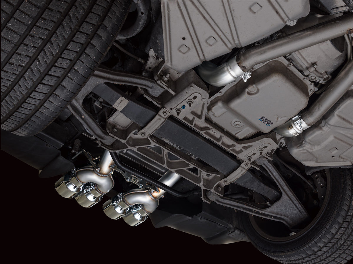 AWE Track Edition Axleback Exhaust Chrome Tips (2009 - 2013 C6 Corvette 6.2L) 3020-42662