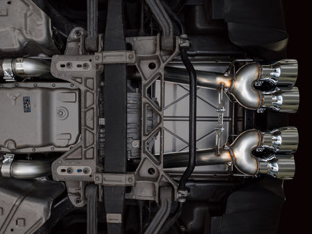 AWE Track Edition Axleback Exhaust Chrome Tips (2009 - 2013 C6 Corvette 6.2L) 3020-42662