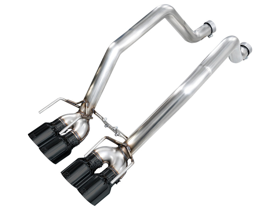 AWE Track Edition Axleback Exhaust Black Tips (2006 - 2013 C6 Corvette Z06 / ZR1) 3020-43606