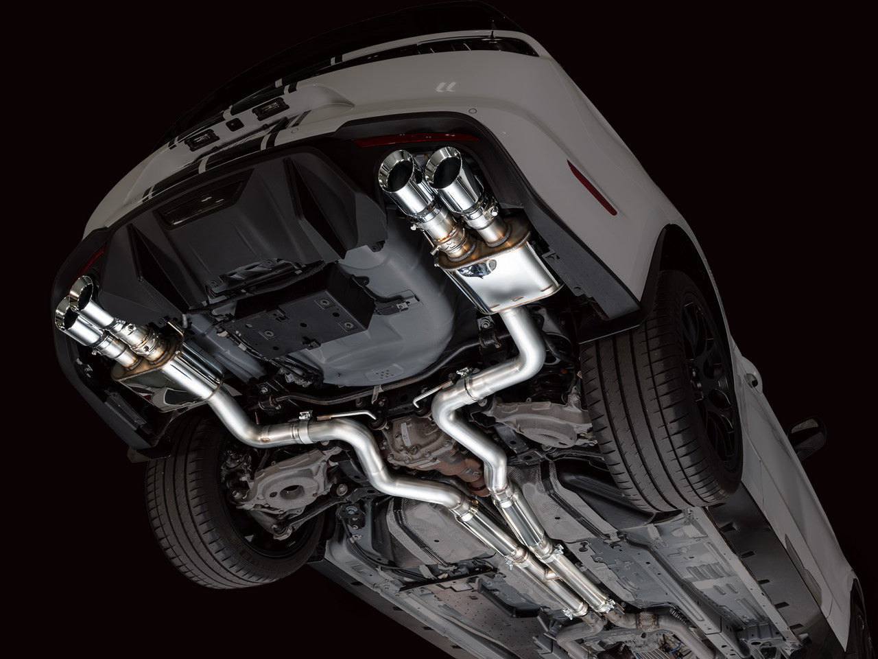 AWE Switchpath Exhaust Chrome Tips (2018 - 2023 Mustang GT) 3025-42550