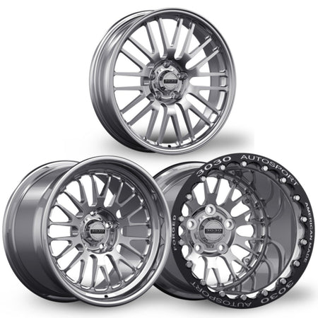 3030 Autosport Legend 18x5 & 17x10 Drag Pack (2015-2023 Mustang / 2024 Mustang)