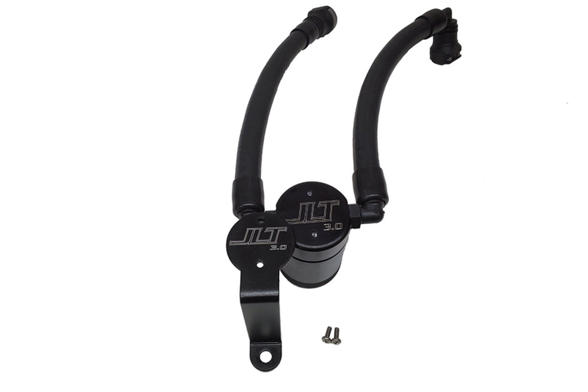 J&L 3.0 Oil Separator Passenger Side Remote Mount Black (2007-2014 Shelby GT500) 3040P-B