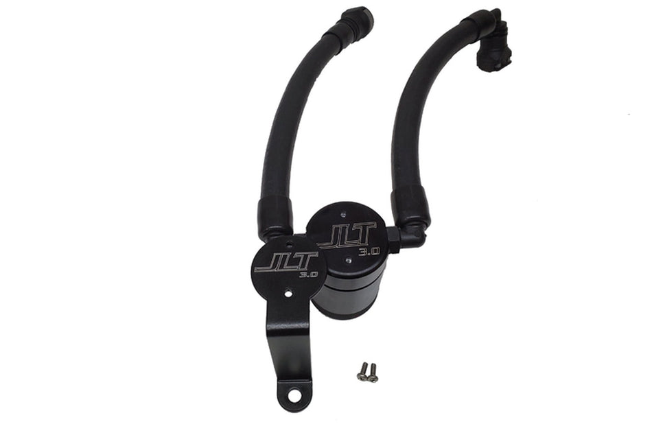 J&L 3.0 Oil Separator Passenger Side Remote Mount Black (2007-2014 Shelby GT500) 3040P-B