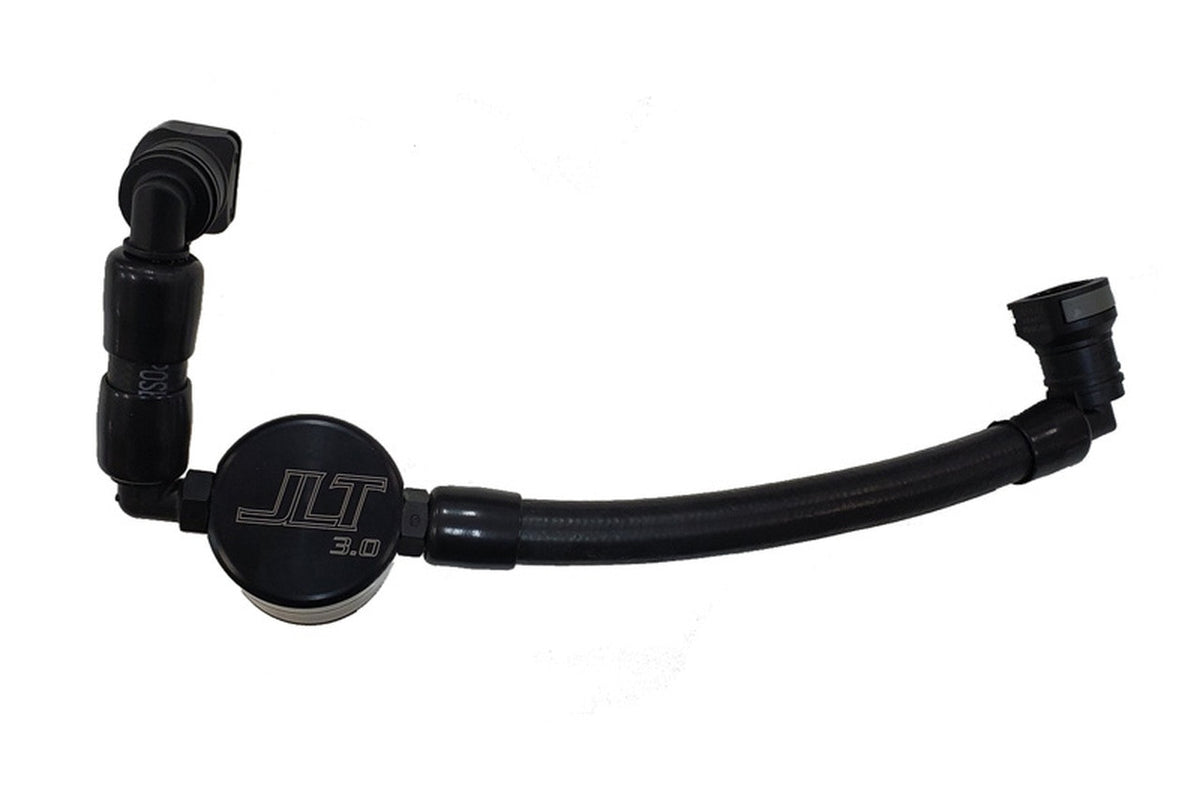 J&L 3.0 V2 Oil Separator Passenger Side Black (2011-2017 Mustang V6) 3050P-B