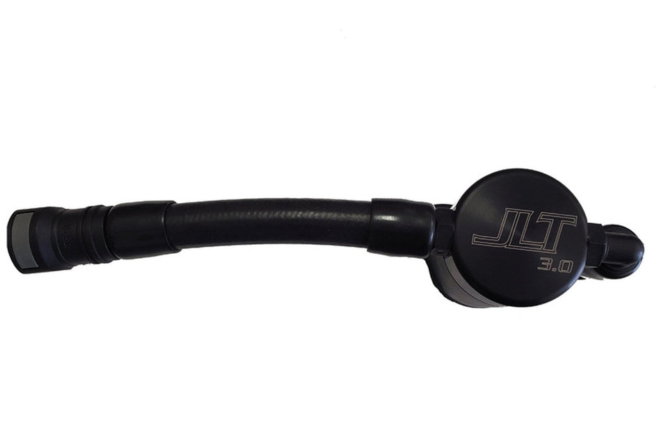 J&L 3.0 V2 Oil Separator Drive Side Black (2005-2010 Mustang GT/Bullitt/Saleen) 3051D-B