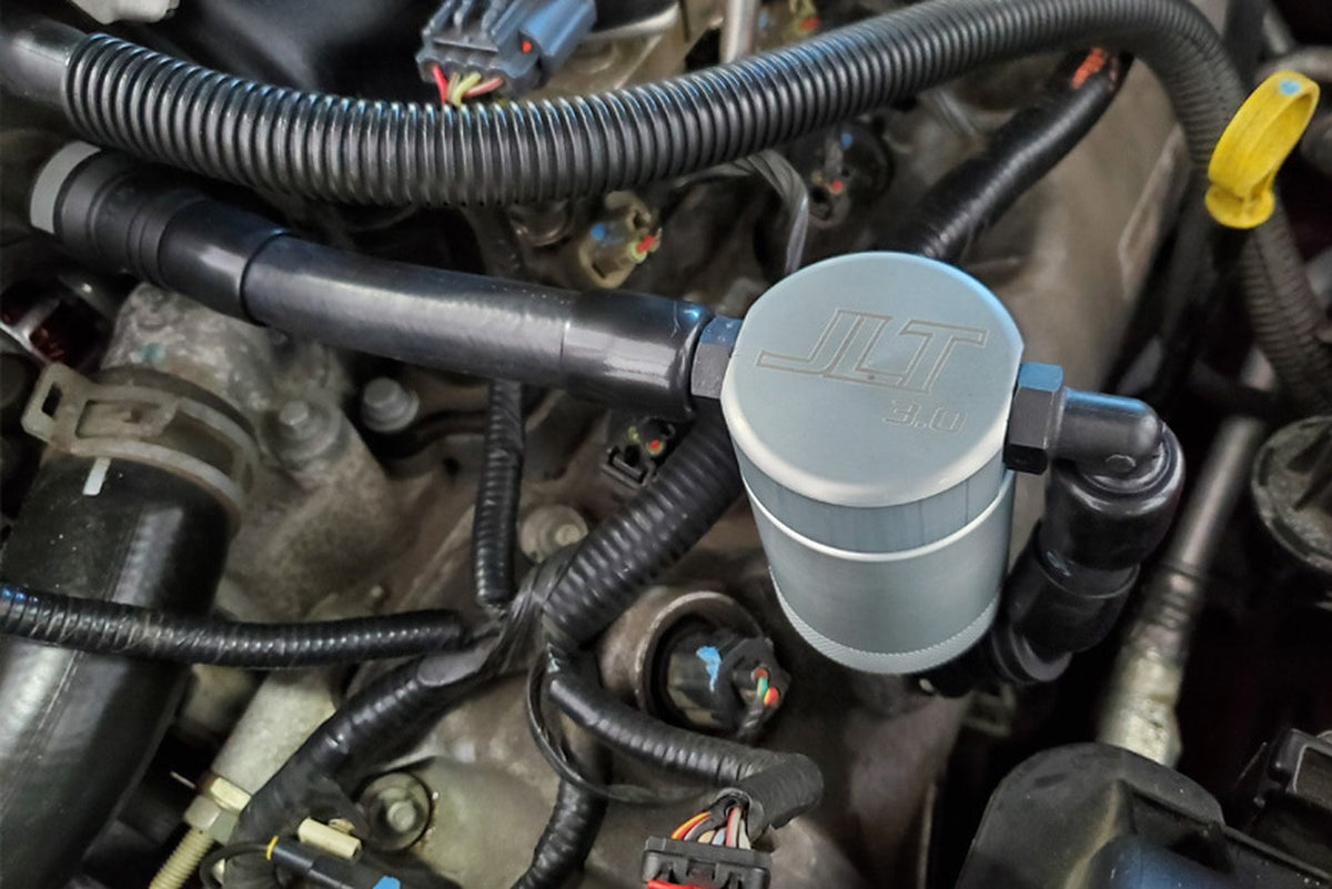 J&L 3.0 V2 Oil Separator Drive Side Satin (2005-2010 Mustang GT/Bullitt/Saleen) 3051D-C