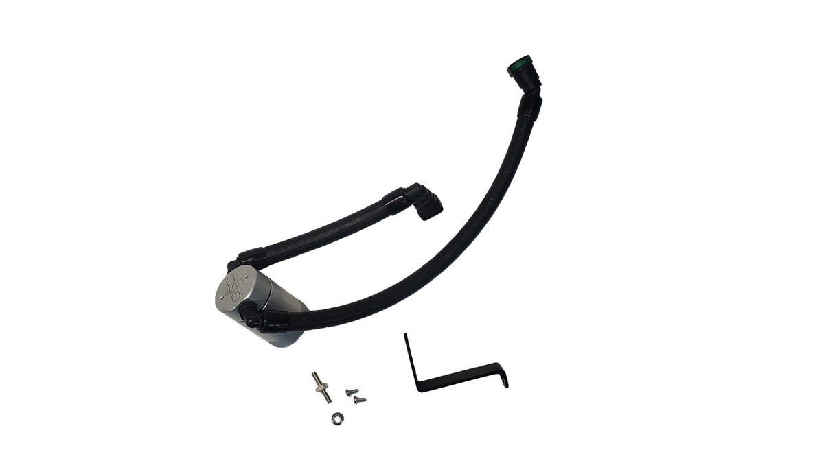 J&L Oil Separator 3.0 Passenger Side Clear (2024-2025 Mustang w/ Whipple SC) 3092P-C