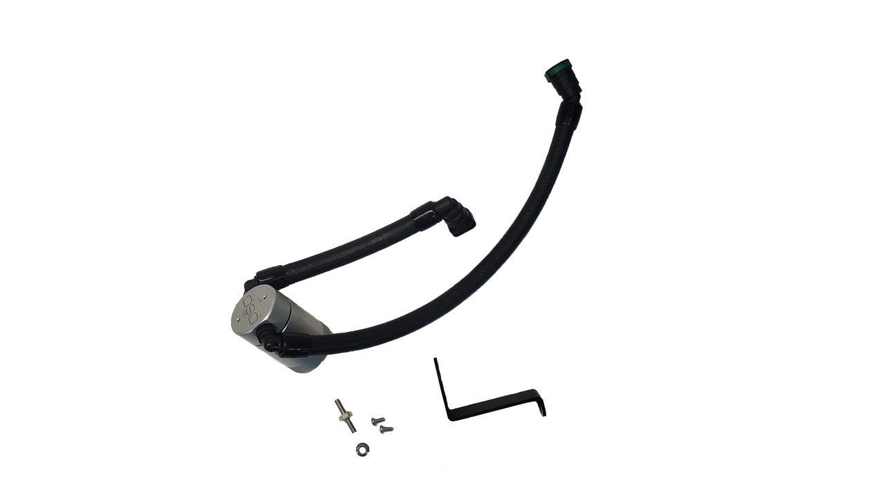 J&L Oil Separator 3.0 Passenger Side Clear (2024-2025 Mustang w/ Whipple SC) 3092P-C