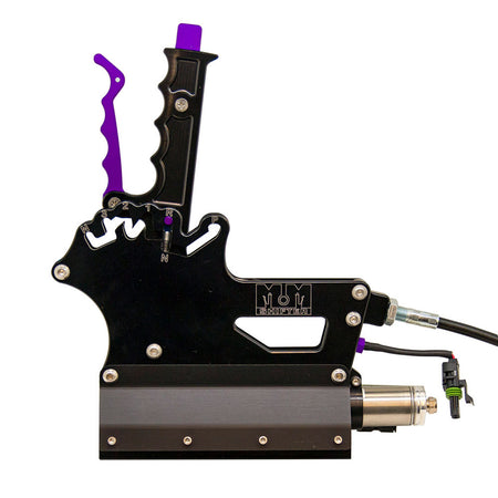 M&M Transmission 3-Speed Safe Neutral TH400 Shifter Purple 4003SN-PURPLE