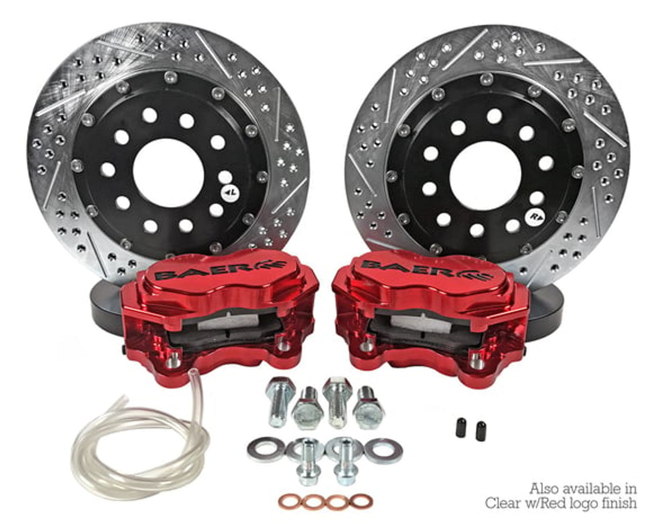 Baer Brakes 11.62" SS4+ Rear Drag Race Brake System (2015 - 2018 Mustang w/ OE Rear Knuckles & Hubs) 4262695FR