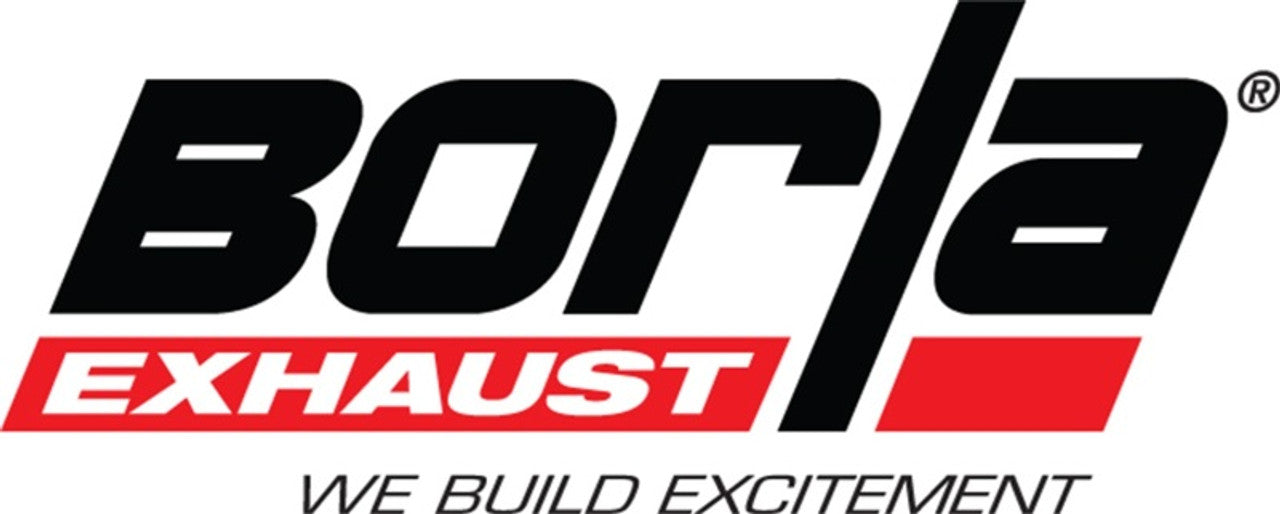 Borla 13-14 Mustang GT/Boss 302 5.0L V8 RWD Single Split Rear Exit ATAK Black Chrome CB Exhaust - 140516BC