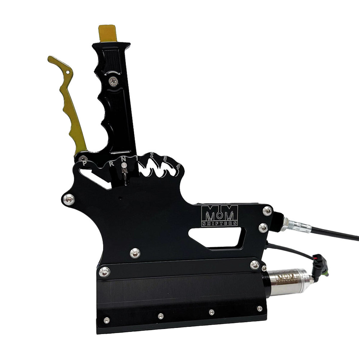 M&M Transmission 4-Speed Reverse Pattern Shifter Gold 4SP-REVERSE-GOLD