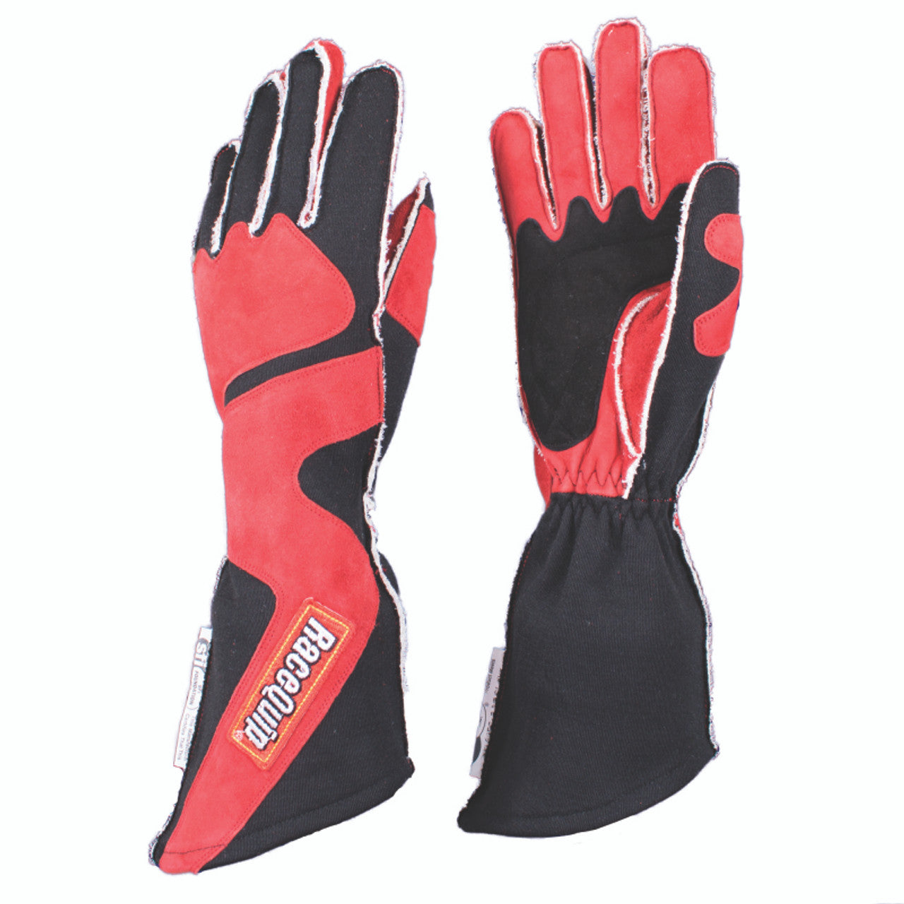 RaceQuip SFI-5 Red/Black XL Outseam Angle Cut Glove - 359106