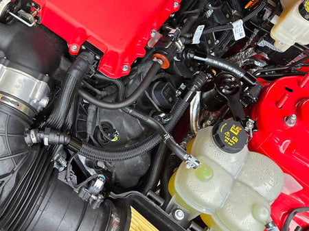 UPR Plug N Play Oil Clean Side Catch Can Satin (2024 - 2025 Mustang GT w/ Roush Supercharger) 5049-301-1-CSCC