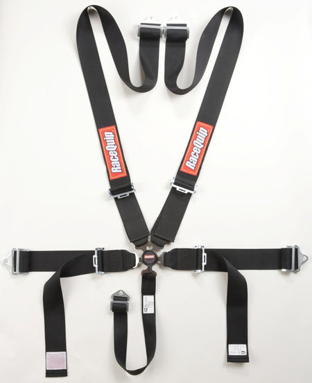 RaceQuip Black SFI CAMLOCK 5pt PD Lap Seat Belt - 741001