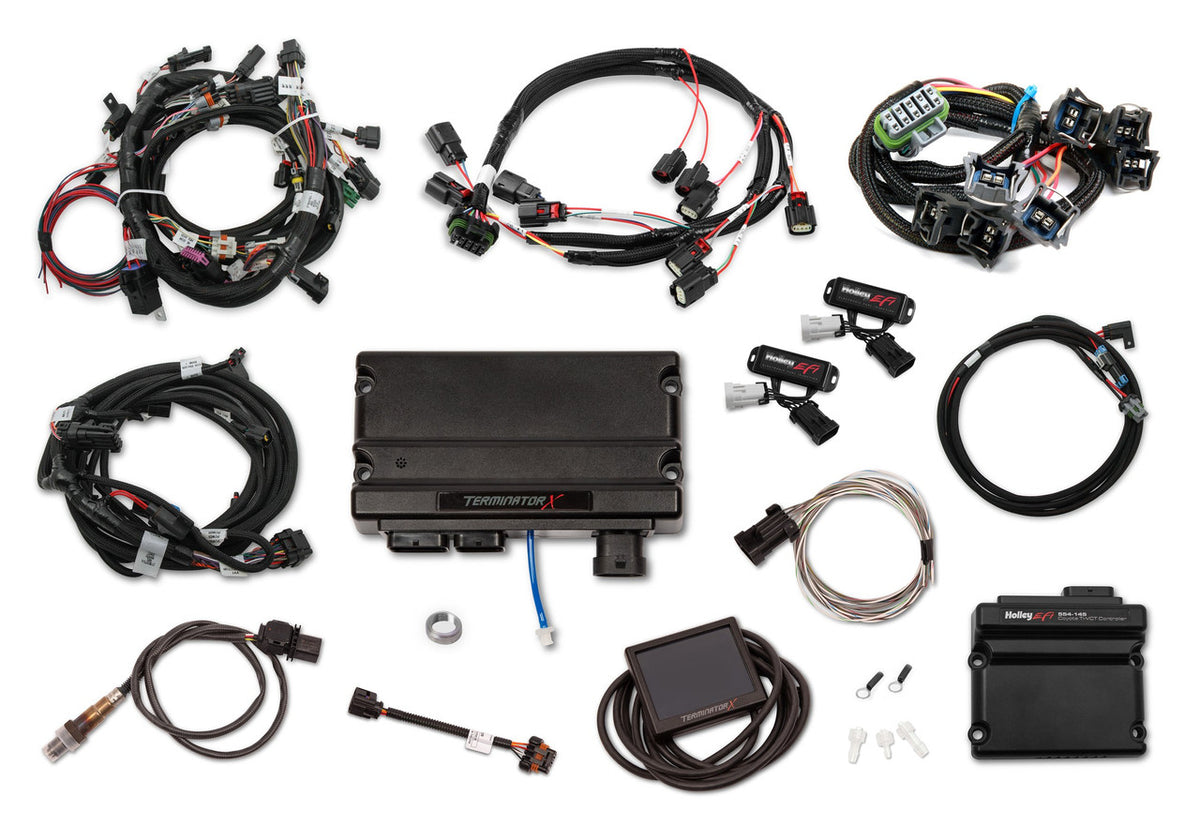 Holley EFI Terminator X w/ USCAR EV6 Connector Early Ignition Drive-by-Wire (2013 - 2015 Ford Coyote w/ TI-VCT) 550-1411