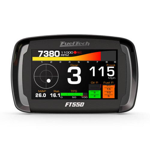 FuelTech FT550 EFI System ECU w/ 10' Unterminated Harness - 3010005496B