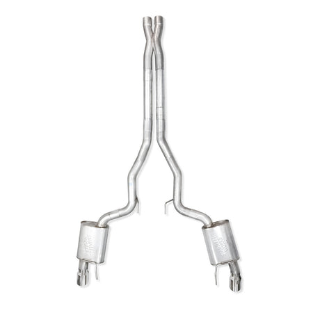 Stainless Works Redline Catback Exhaust & X-Pipe Dual Tips Performance Connect (2024 - 2026 Mustang GT) M24CBXPCR