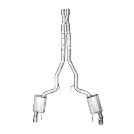 Stainless Works Legend Catback Exhaust & X-Pipe Dual Tips Factory Connect (2024 - 2026 Mustang GT) M24CBXFCL