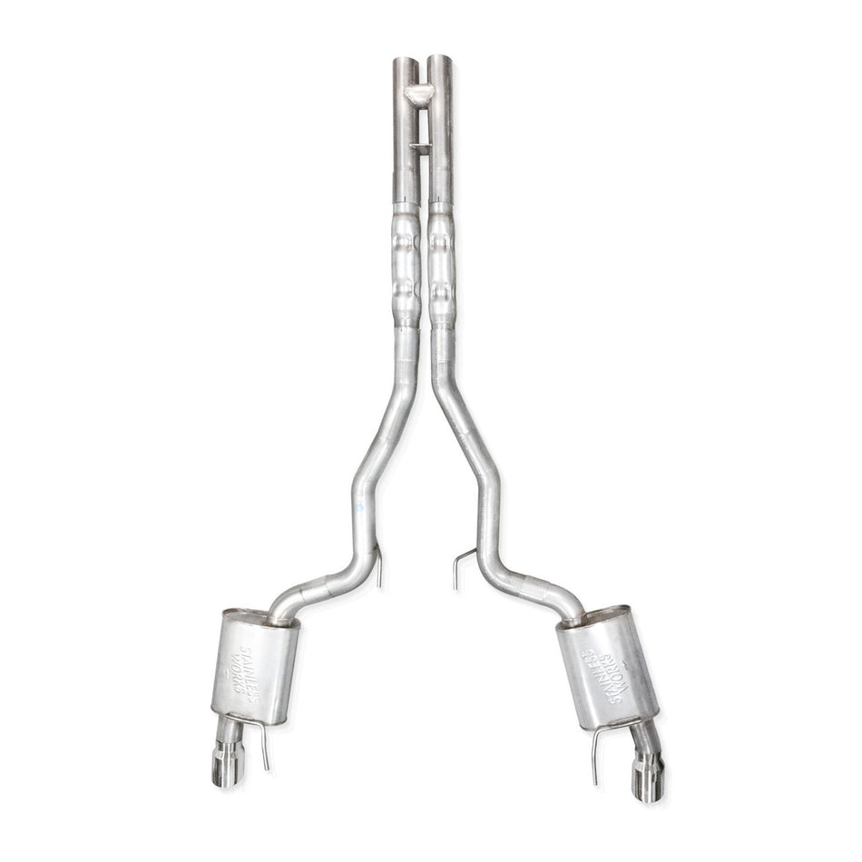 Stainless Works Legend Catback Exhaust & H-Pipe Dual Tips Factory Connect (2024 - 2026 Mustang GT) M24CBHFCL