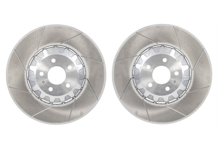 Steeda Two-Piece Slotted Front Rotor Set (2024 - 2026 Mustang GT / Dark Horse) 555-6049