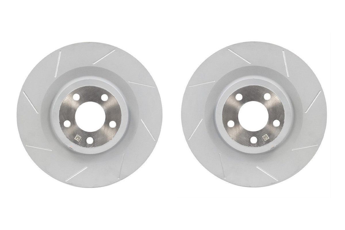 Steeda Slotted Rear Rotor Set (2024 - 2026 Mustang GT / Dark Horse) 555-6050
