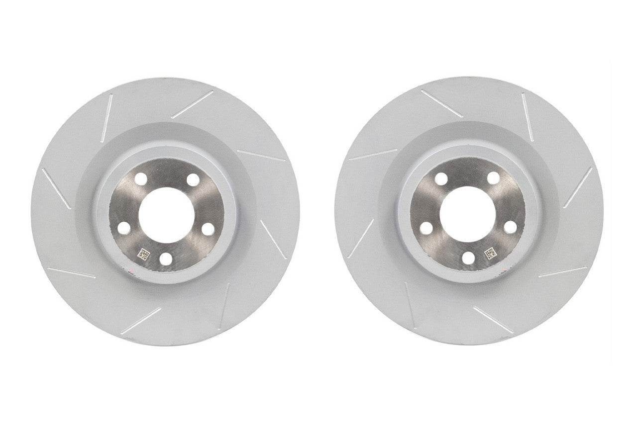 Steeda Slotted Rear Rotor Set (2024 - 2026 Mustang GT / Dark Horse) 555-6050