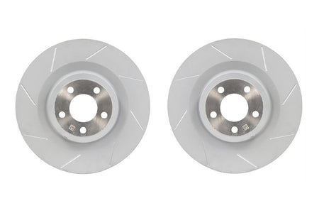 Steeda Slotted Rear Rotor Set (2024 - 2026 Mustang GT / Dark Horse) 555-6050