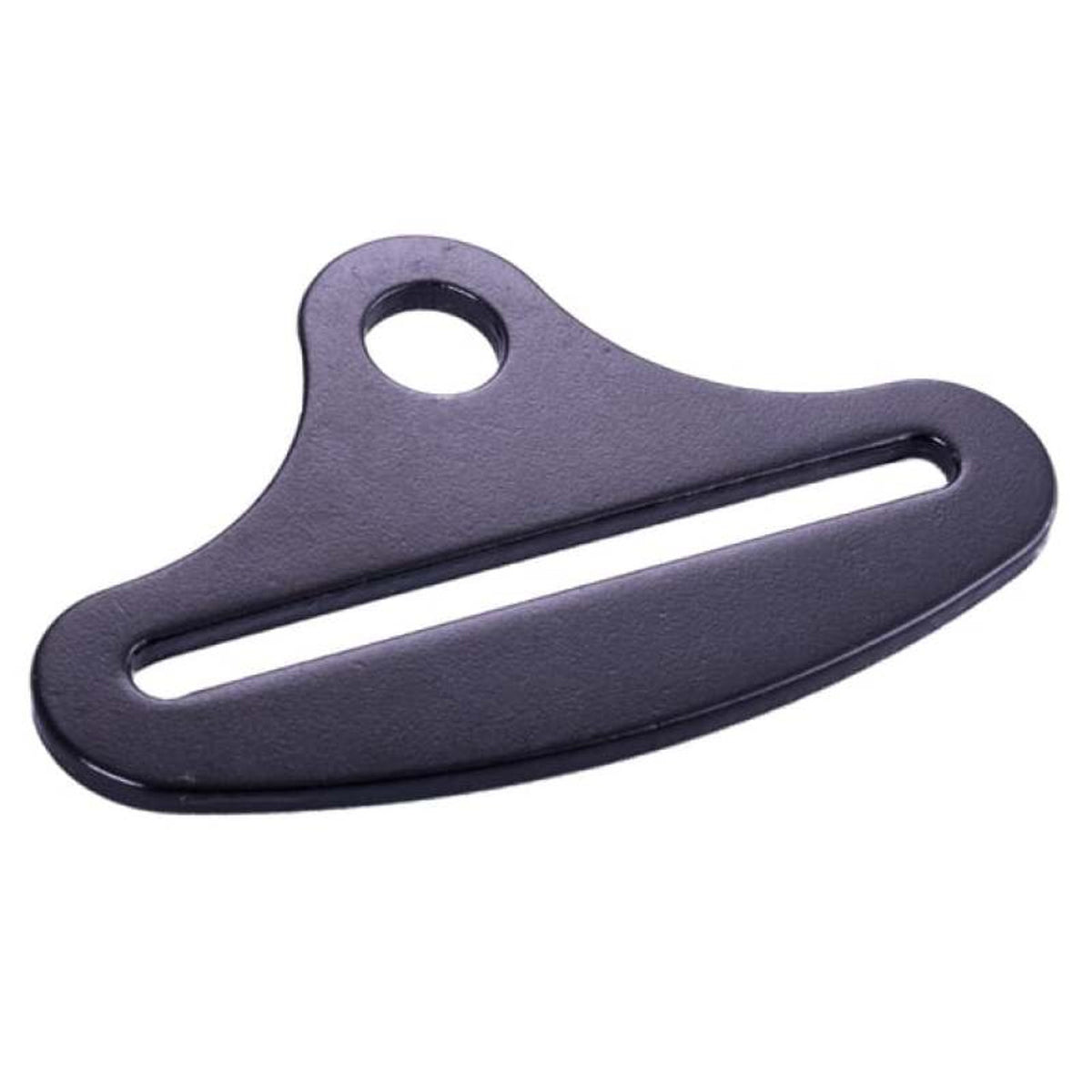 RaceQuip Long Reach Bolt On End Seat Belt Mounting Hardware / Fits 3 In. Belts / Forged Steel- Blk - 700920