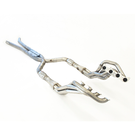 Texas Speed 1-7/8" Long Tube Headers & 3" Catted X-Pipe (2015 - 2023 Mustang GT) TSP-50178HXPKG-CAT