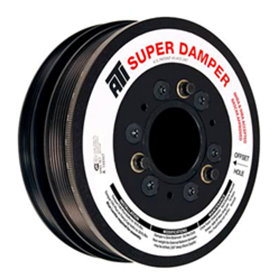 ATI Super Damper w/Hub & Aluminum Shell Stock Diameter w A/C Pulley (2010-2015 LS3 Camaro) 918628