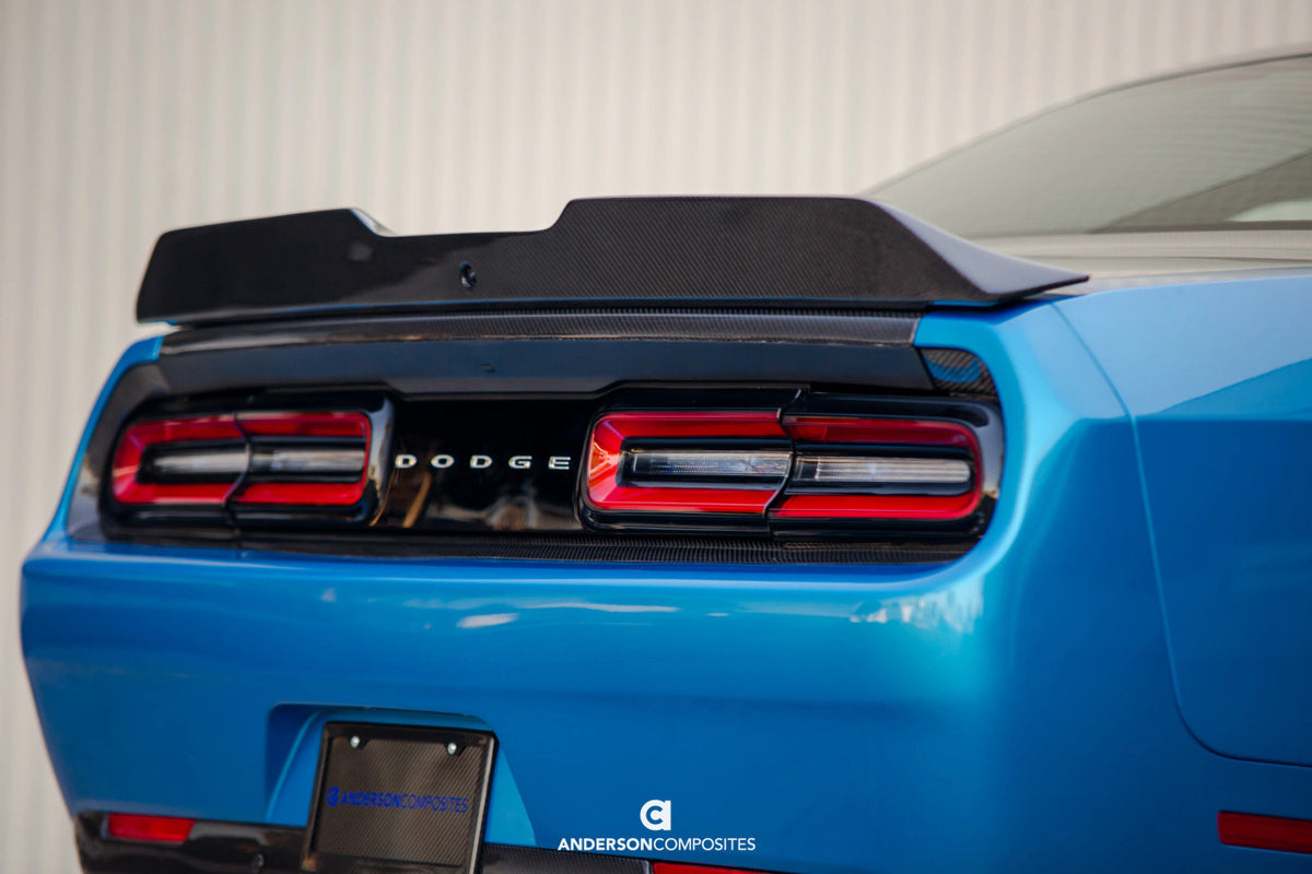 Anderson Composites Type-SA Carbon Fiber Rear Spoiler (2015-2023 Challenger) AC-RS18DGCHHC-SA