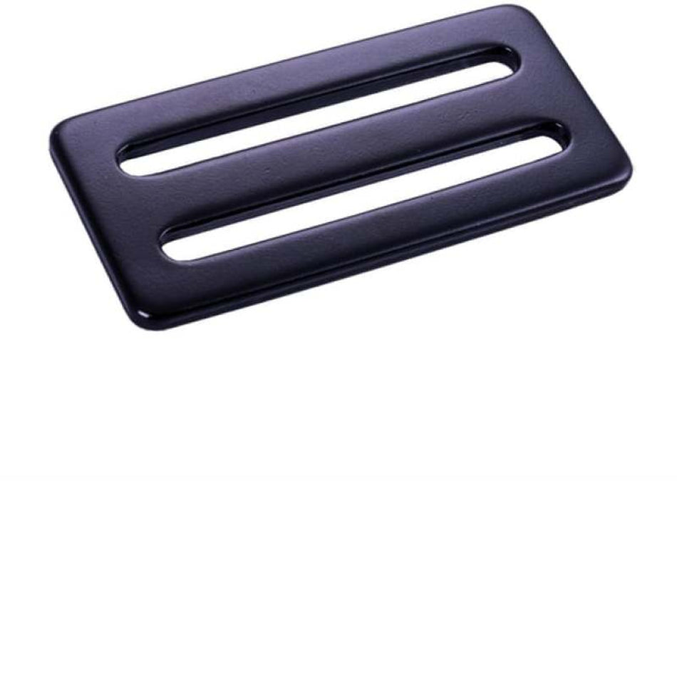 RaceQuip 3 In. Wide 3 Bar Slide Seat Belt Adjuster & Mounting Hardware / Forged Steel - Black - 700975