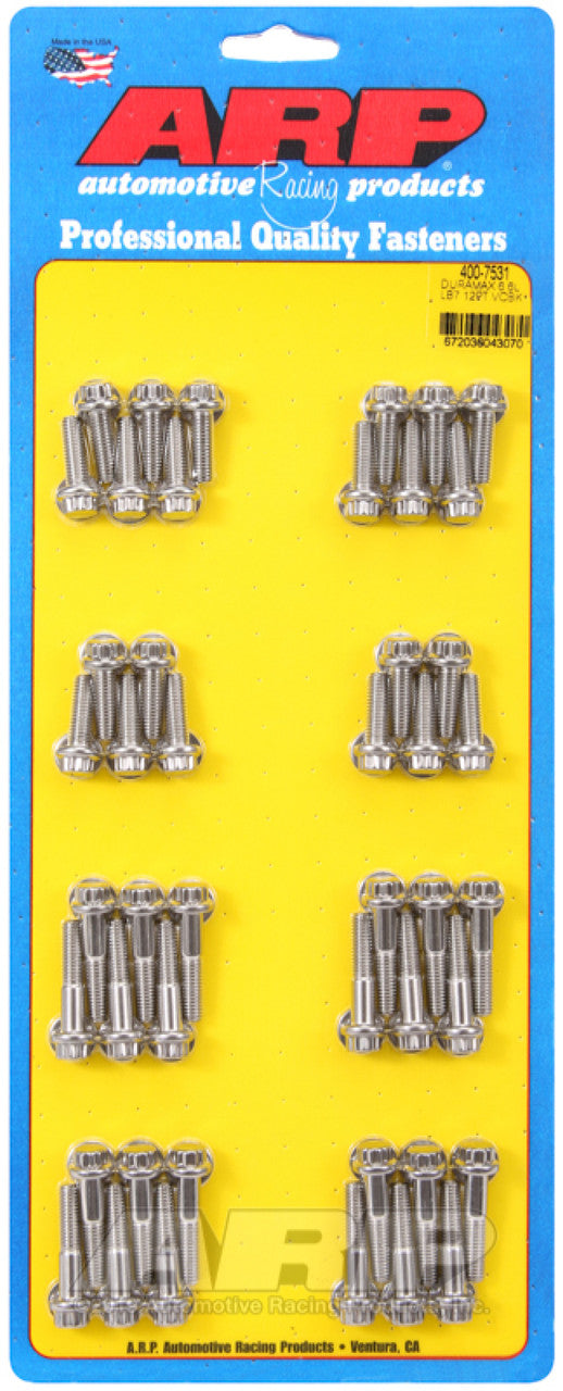 ARP Chevy Duramax 6.6L LB7 12pt Valve Cover Bolt Kit - 400-7531