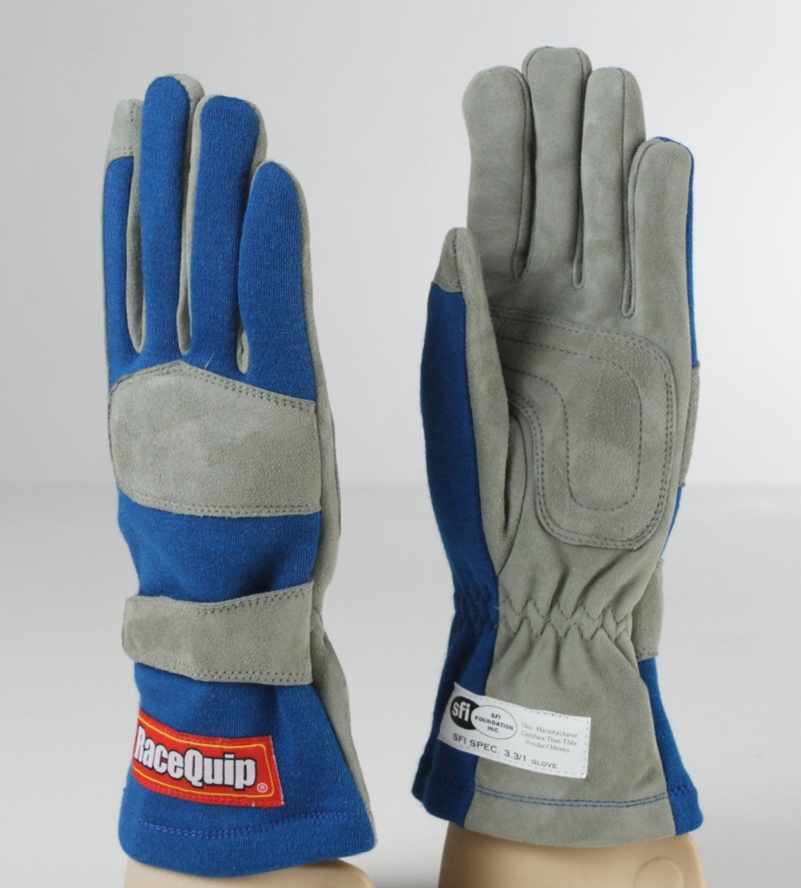 RaceQuip Blue 1-Layer SFI-1 Glove - XL - 351026