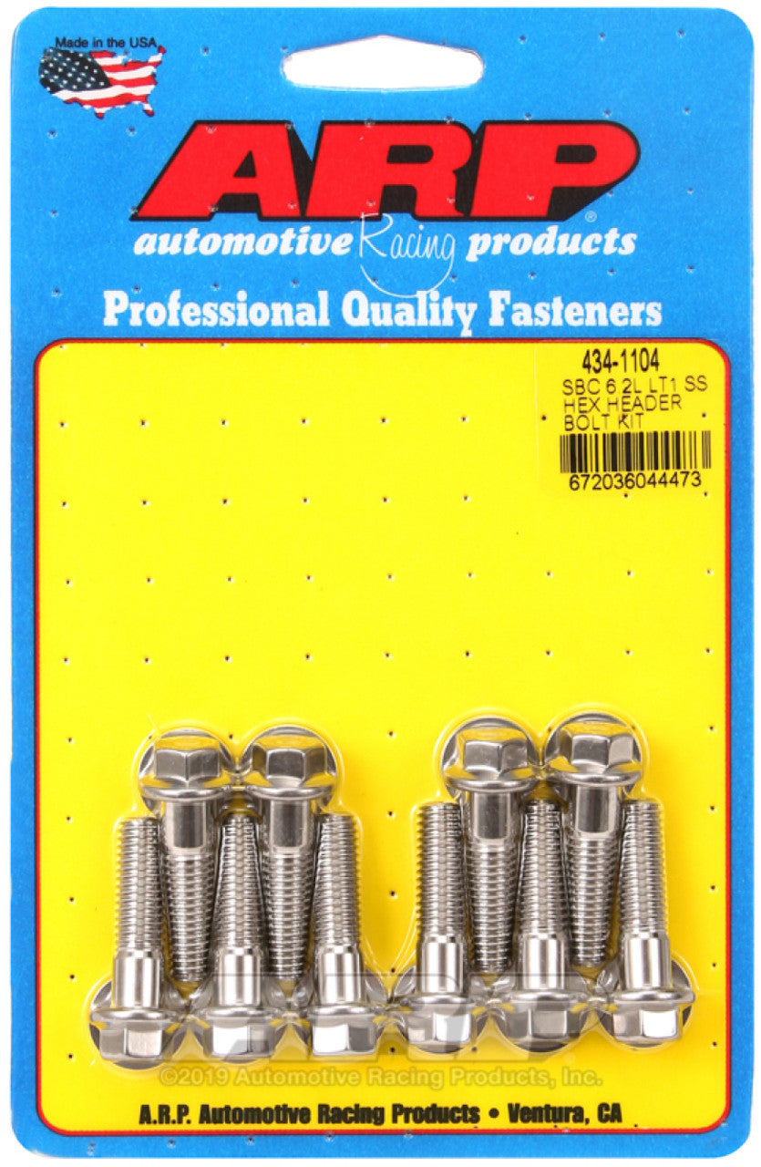 ARP SBC LT1 6.2L SS Hex Header Bolt Kit - 434-1104
