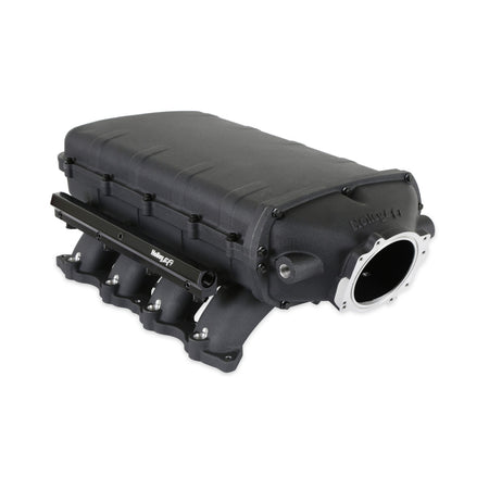 Holley EFI Ultra Lo-Ram Intake Manifold Black Ford Coyote 2015-2020 GT350/2019-2022 GT500 Throttle 300-912BK