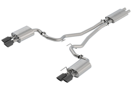 Borla 2018-2023 Ford Mustang GT 5.0L AT/MT ECE Cat-Back Exhaust w/ Active Valve (Fits Convertible) - 1014045BC