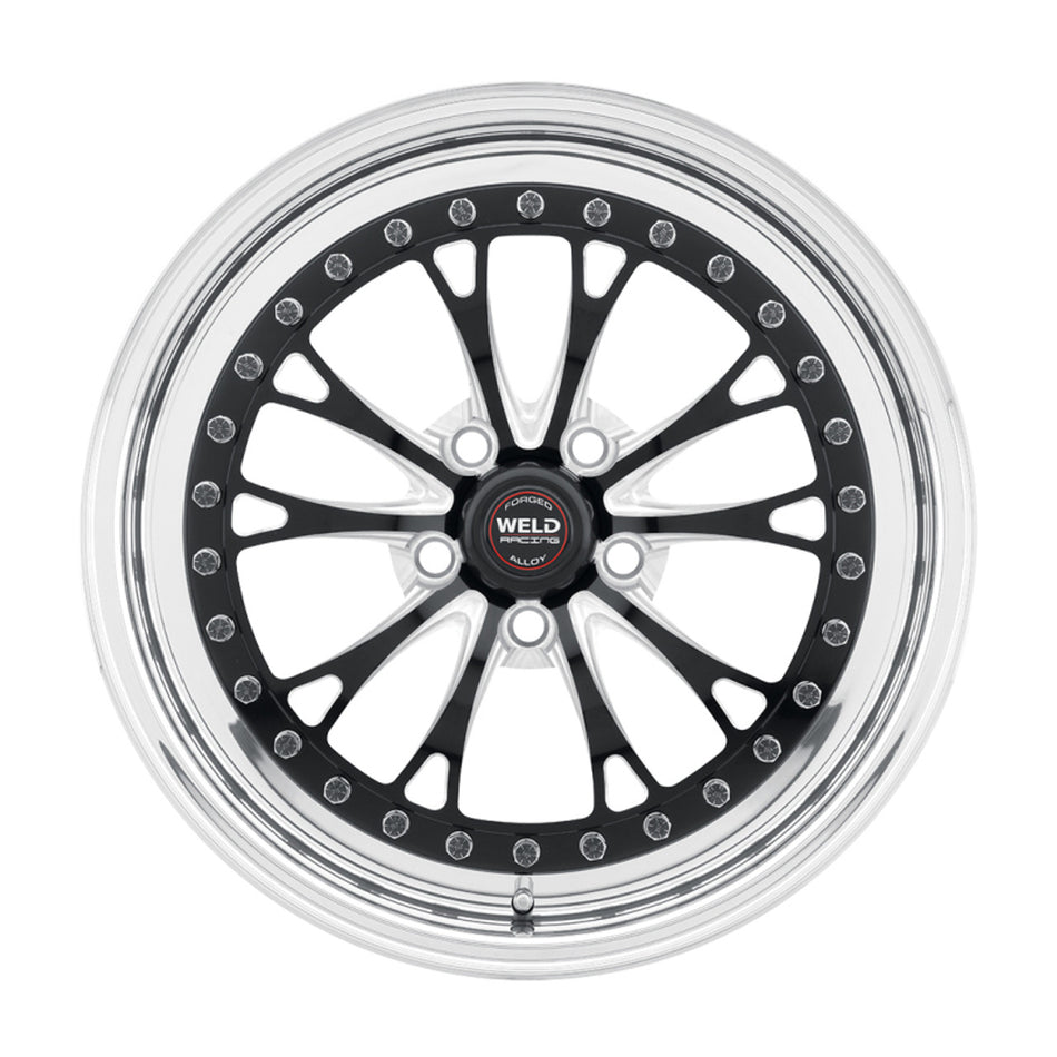 Weld Vitesse 17x10 / 5x120mm BP / 7.2" BS Black Center Wheel High Pad - Polished Non-Beadlock (2010-2023 Camaro) 94HB7100N72A