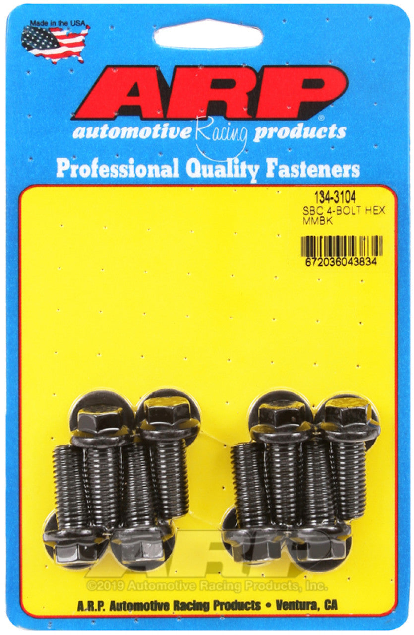 ARP SB Chevy 4-Bolt Hex Motor Mount Bolt Kit - 134-3104