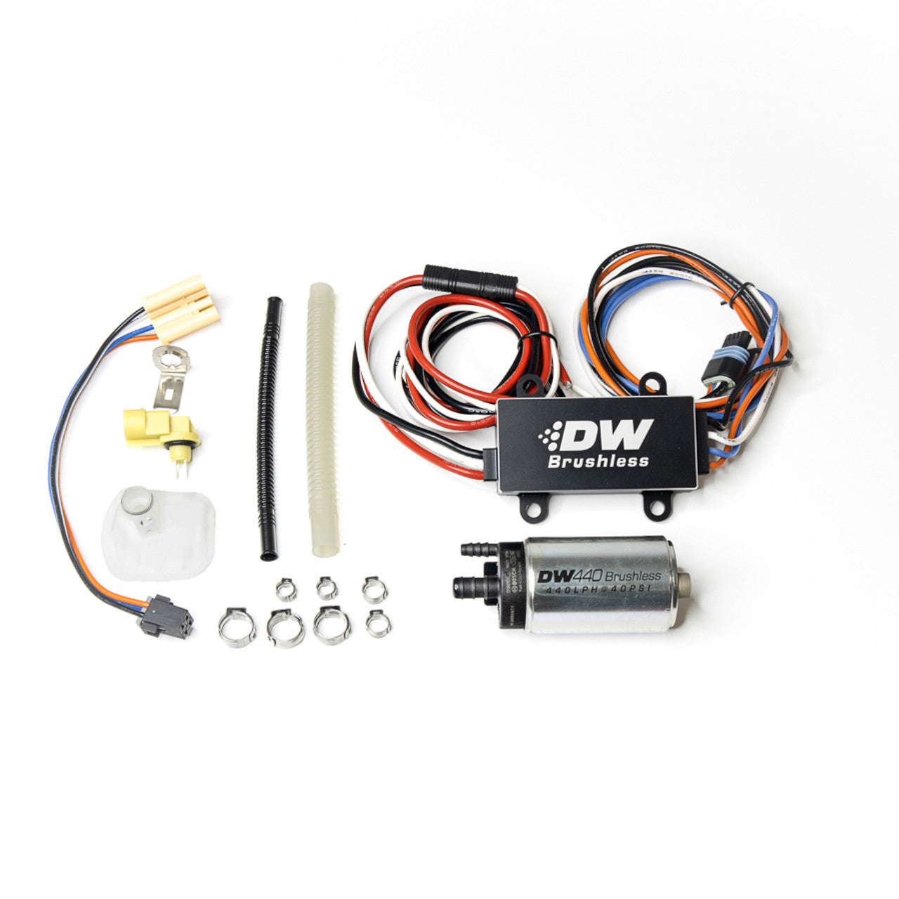DeatschWerks DW440 Brushless Pump w/Single & Dual Speed Controller (2015-2023 Mustang/F150) 9-442-C102-0906